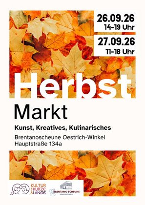 3. Kunst-, Kreativer- und Kulinarischer Herbstmarkt