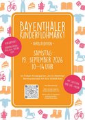 Bayenthaler Kinderflohmarkt - Herbstedition 2026