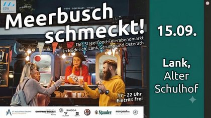 Meerbusch schmeckt - der Streetfood-Feierabendmarkt in LANK