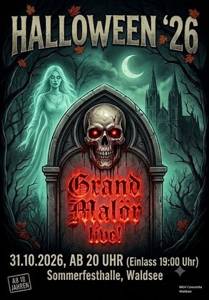Halloween Endlich wieder Halloween Party mit GRAND MALÖR in Waldsee