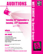 Auditions for Wet Cement by Darrel Draper – The Keller Theatre Gießen