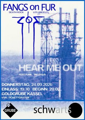 Fangs of Fur & Hear Me Out live @ Goldgrube Kassel