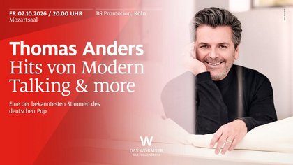 Thomas Anders live! – Hits von Modern Talking & more