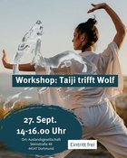 Chinesisches Tai Ji mit Wolf - Schnuppertraining
