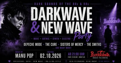Darkwave & New Wave Party / 02.10.2026 - 21:00 Uhr