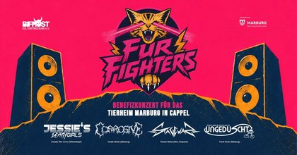 Fur Fighters Benefizkonzert für das Tierheim Marburg - 4 Rock & Metal Bands Live im Knubbel Marburg