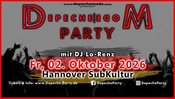 Depeche Mode Party Hannover 2.Okt 2026 SubKultur DJ Lo-Renz DM und Passendes Ausverkauft