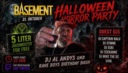 Halloween Horror Night/Al Andy Birthday Bash