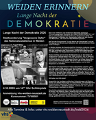 Lange Nacht der Demokratie - Stadtwanderung "Vergessene Opfer des Nationalsozialismus in Weiden