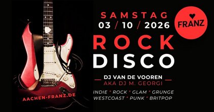 ROCK DISCO DJ VAN DE VOOREN / AKA DJ M. GEORGI • PARTY IM FRANZ AACHEN !!!