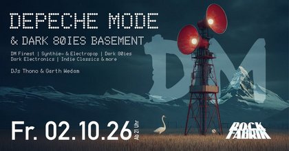 DEPECHE MODE & DARK 80IES BASEMENT | Basement @ Rockfabrik Augsburg