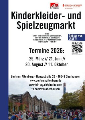 Kinderkleider- und Spielzeugmarkt im Oktober 2026