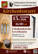 Akkordeon Orchester Bayer Leverkusen zu Gast in der Friedenskirche