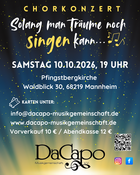 Chorkonzert - "Solang man Träume noch leben kann"