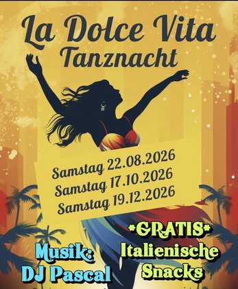 La Dolce Vita Tanznacht mit Italo Snacks Gratis