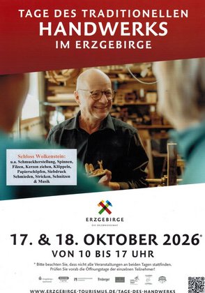 Tage des traditionellen Handwerks im Erzgebirge am 17. + 18. Oktober 2026
