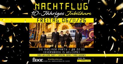 NACHTFLUG 10 Jahre Vollgas – Nachtflug Jubiläum