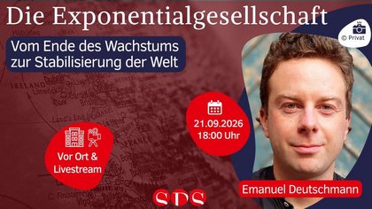 Jun.-Prof. Dr. Emanuel Deutschmann: Die Exponentialgesellschaft