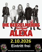 “DIE BERZELSMEIERS – feat. ALEXA“ Live am 2.10.2026 ab 20:00 Uhr - Eintritt frei