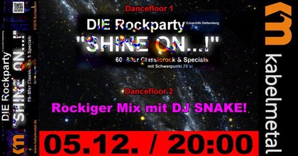 Rockparty auf 2 Dancefloors