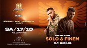FINEM & SOLO LIVE ON STAGE CLUB ATRIUM KIEL TUPANSHOW DJ BOUANA DJ J-CUT