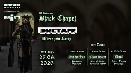 Black Chapel September - Ductape Aftershowparty