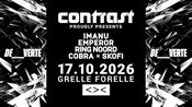 CONTRAST pres. DE_VERTE w/ IMANU + EMPEROR + RING NOORD | 18+