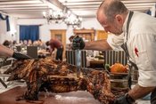 Wildschwein-Grillbuffet