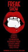 FREAK SHOW "ROMANTIC VAMPIRES" bis 15 UHR mit JORKES, TECHNOBETON, SKINNY P, SIBEL, ALEXANDER MAIER