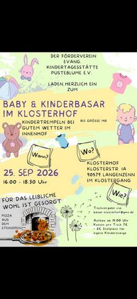 Basar rund ums Kind im Klosterhof Langenzenn