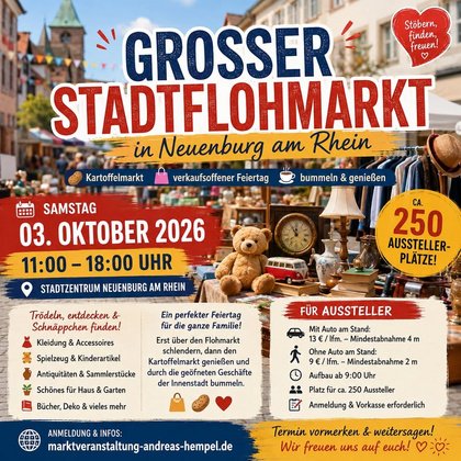 GROSSER STADTFLOHMARKT IN NEUENBURG