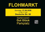 Flohmarkt im Gartenverein Gut Glück e.V. DO-Eving