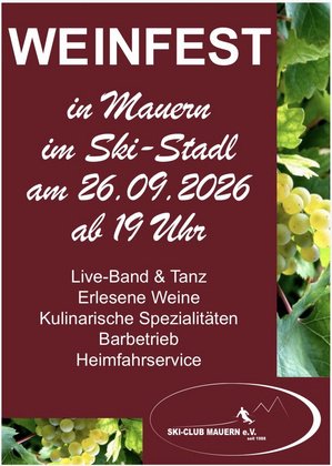 Weinfest Ski-Club Mauern
