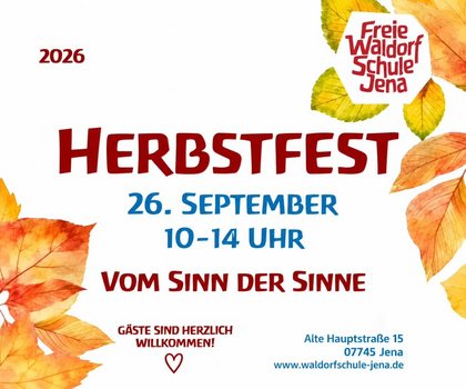 Herbstfest 2026 – Vom Sinn der Sinne