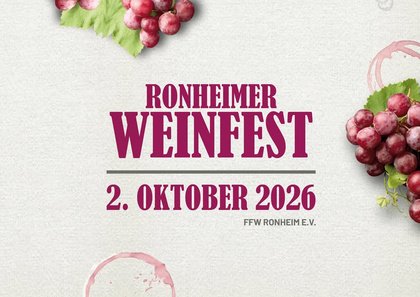 Ronheim WEINFEST 2026