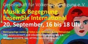 Herbstfest: Musik & Begegnung: Ensemble International