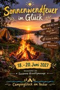 Sonnenwendfeuer im Glück