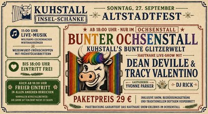 Bunter Kuhstall