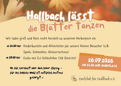 Hallbacher Herbstfest