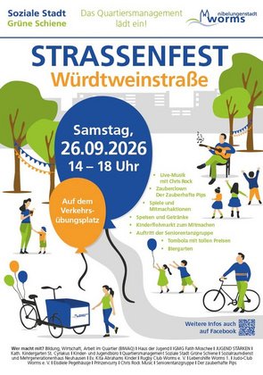 Straßenfest in der Würdtweinstraßen