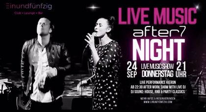 After 7 House & Electro Live Special mit Kieron und Band