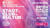STADT.CLUB.KULTUR. x SPIN.BACK.TIMES Old School