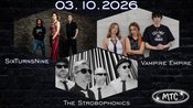 The Strobophonics + Vampire Empire + SixTurnsNine