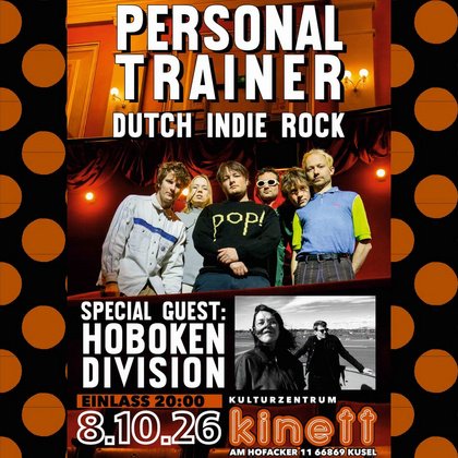 PERSONAL TRAINER + HOBOKEN DIVISION indie rock from Amsterdam / garage kraut from Nancy