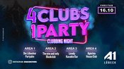 4 CLUBS - 1 PARTY (16+)