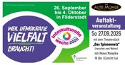 Auftaktveranstaltung Interkulturelle Woche Filderstadt