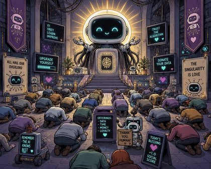 Theater Tumult: K.I. Taufe + Robot Kareem
