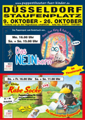 Barber‘s Puppentheater für Kinder gastiert vom 9. - 26.10.2026 in Düsseldorf