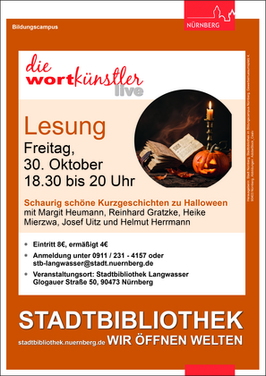 wortkünstler live - Halloween-Lesung