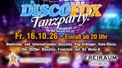 DISCOFOX TANZPARTY im FREIRAUM Offenburg